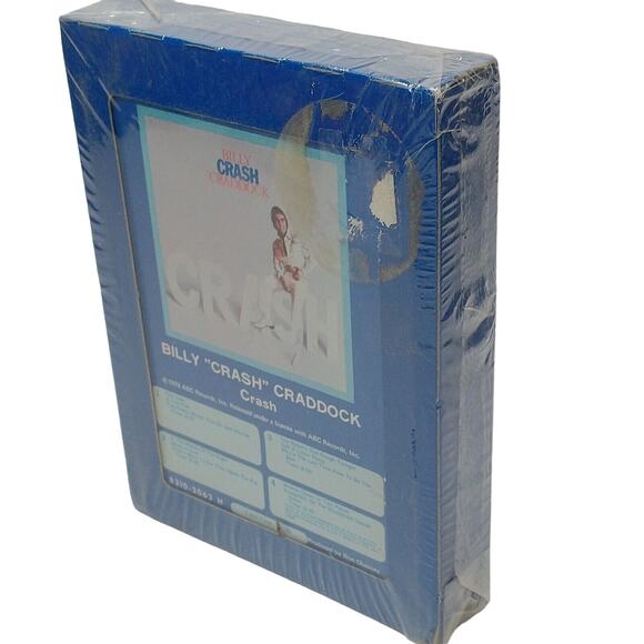 Billy Crash Craddock CRASH 8 Track Tape New & Sealed - Picture 3 of 5